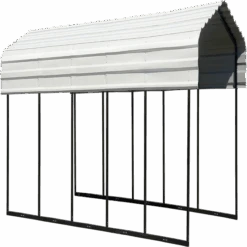 Arrow Carport, 10 Ft. X 24 Ft. X 7 Ft. Eggshell
