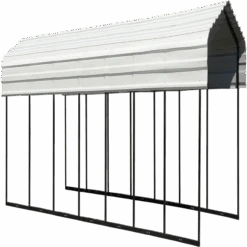 Arrow Carport, 10 Ft. X 33 Ft. X 7 Ft. Eggshell