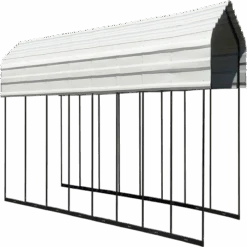 Arrow Carport, 10 Ft. X 38 Ft. X 7 Ft. Eggshell