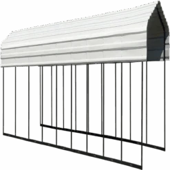 Arrow Carport, 10 Ft. X 42 Ft. X 7 Ft. Eggshell