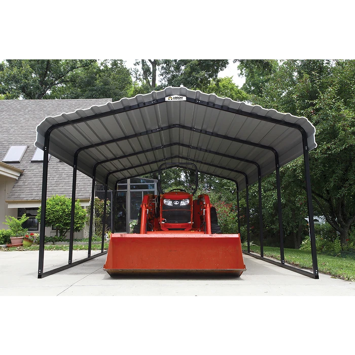 Arrow Carport, 12 Ft. X 20 Ft. X 7 Ft. Eggshell 8 Arrow Carport, 12 Ft. X 20 Ft. X 7 Ft. Eggshell - Image 6