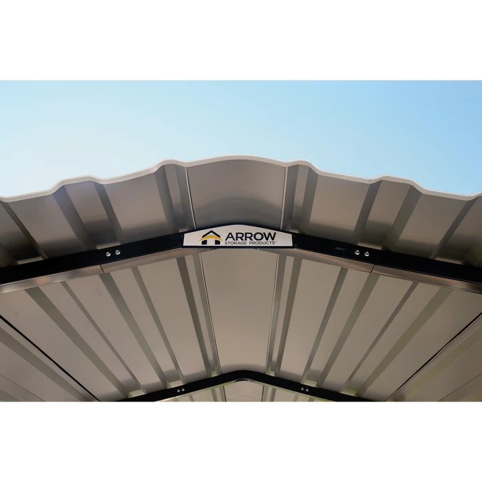 Arrow Carport, 12 Ft. X 24 Ft. X 7 Ft. Eggshell 6 Arrow Carport, 12 Ft. X 24 Ft. X 7 Ft. Eggshell - Image 4