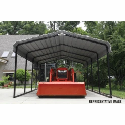 Arrow Carport, 12 Ft. X 29 Ft. X 7 Ft. Eggshell 24 Arrow Carport, 12 Ft. X 29 Ft. X 7 Ft. Eggshell -Shelterlogic cph122907 4