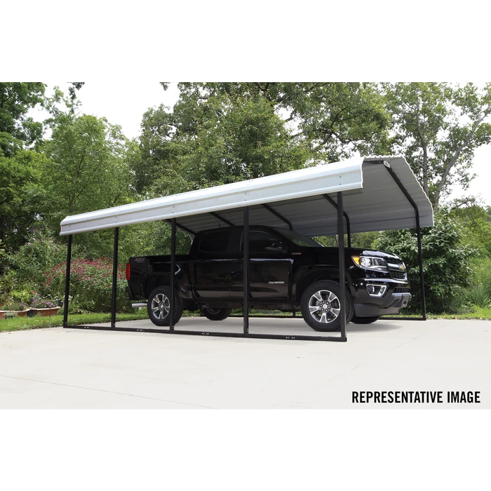 Arrow Carport, 12 Ft. X 29 Ft. X 7 Ft. Eggshell 15 Arrow Carport, 12 Ft. X 29 Ft. X 7 Ft. Eggshell - Image 13