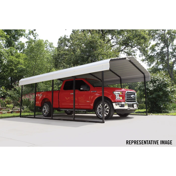 Arrow Carport, 12 Ft. X 29 Ft. X 7 Ft. Eggshell 16 Arrow Carport, 12 Ft. X 29 Ft. X 7 Ft. Eggshell - Image 14