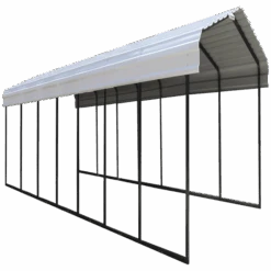 Arrow Carport, 12 Ft. X 33 Ft. X 7 Ft. Eggshell
