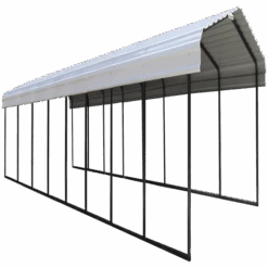 Arrow Carport, 12 Ft. X 38 Ft. X 7 Ft. Eggshell