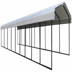 Arrow Carport, 12 Ft. X 42 Ft. X 7 Ft. Eggshell