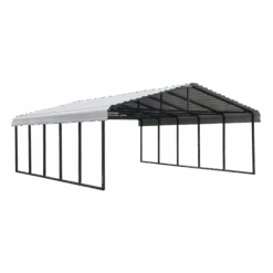 Arrow Carport, 20 Ft. X 24 Ft. X 7 Ft. Eggshell