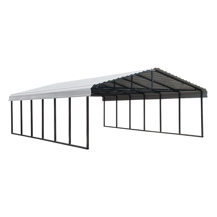Arrow Carport, 20 Ft. X 29 Ft. X 7 Ft. Eggshell 3 Arrow Carport, 20 Ft. X 29 Ft. X 7 Ft. Eggshell