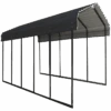 Arrow Carport, 12 Ft. X 24 Ft. X 7 Ft. Charcoal 1 Arrow Carport, 12 Ft. X 24 Ft. X 7 Ft. Charcoal -Shelterlogic cphc122407 silo image 01 min