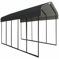 Arrow Carport, 12 Ft. X 24 Ft. X 7 Ft. Charcoal