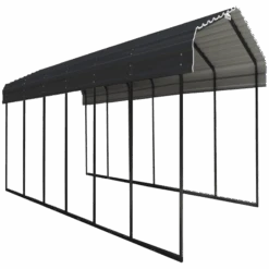 Arrow Carport, 12 Ft. X 29 Ft. X 7 Ft. Charcoal