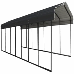 Arrow Carport, 12 Ft. X 33 Ft. X 7 Ft. Charcoal