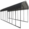 Arrow Carport, 12 Ft. X 38 Ft. X 7 Ft. Charcoal -Shelterlogic cphc123807 silo image 01 min