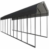 Arrow Carport, 12 Ft. X 42 Ft. X 7 Ft. Charcoal 2 Arrow Carport, 12 Ft. X 42 Ft. X 7 Ft. Charcoal -Shelterlogic cphc124207 silo image 01 min