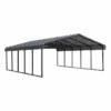 Arrow Carport, 20 Ft. X 24 Ft. X 7 Ft. Charcoal 2 Arrow Carport, 20 Ft. X 24 Ft. X 7 Ft. Charcoal -Shelterlogic cphc202407 silo image 01 1