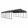 Arrow Carport, 20 Ft. X 29 Ft. X 7 Ft. Charcoal 2 Arrow Carport, 20 Ft. X 29 Ft. X 7 Ft. Charcoal -Shelterlogic cphc202907 silo image 01 1