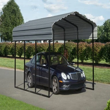 Arrow Carport 10x15x09 Charcoal BKP 13 Arrow Carport 10x15x09 Charcoal BKP - Image 11