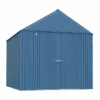 Arrow Elite Steel Storage Shed, 12x14, Blue Grey