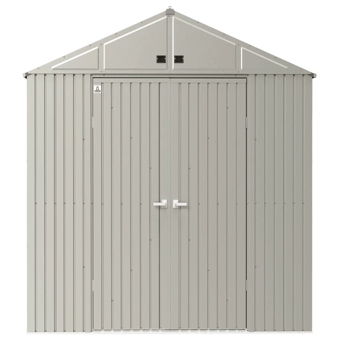 Arrow Elite Steel Storage Shed, 10x14, Cool Grey 4 Arrow Elite Steel Storage Shed, 10x14, Cool Grey - Image 2