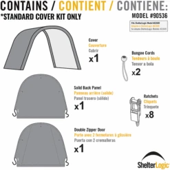 ShelterLogic Replacement Cover Kit For The AutoShelter RoundTop® 17 ShelterLogic Replacement Cover Kit For The AutoShelter RoundTop® -Shelterlogic cvrasrd 10x15x8 7 1
