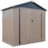 Arrow Cover-IT 6x4 Ft. Grey Metal Shed 1 Arrow Cover-IT 6x4 Ft. Grey Metal Shed -Shelterlogic cwrc6vw6hkisbg2hvugc