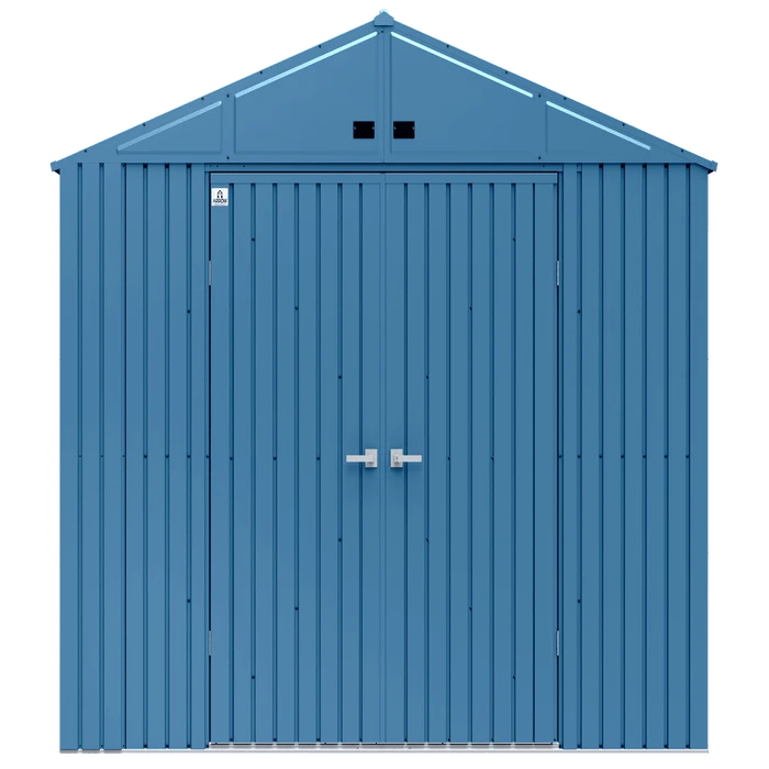 Arrow Elite Steel Storage Shed, 10x12, Blue Grey 4 Arrow Elite Steel Storage Shed, 10x12, Blue Grey - Image 2