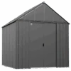Arrow Classic Metal Shed, 12 X 12, Charcoal 1 Arrow Classic Metal Shed, 12 X 12, Charcoal -Shelterlogic cxisxwdaqwe3ajnnrqht