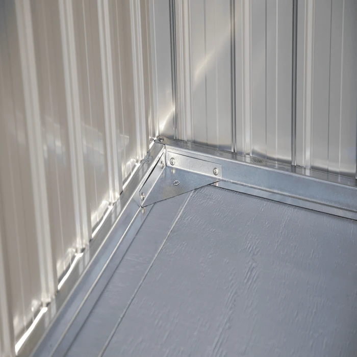 Arrow Cover-IT 8x6 Ft. Grey Metal Shed 14 Arrow Cover-IT 8x6 Ft. Grey Metal Shed - Image 12