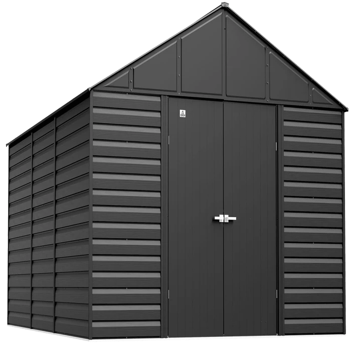 Arrow Select Steel Storage Shed, 12x17, Charcoal 3 Arrow Select Steel Storage Shed, 12x17, Charcoal