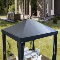 Sojag Monteserra 10 Ft. X 12 Ft. Gazebo, Black 20 Sojag Monteserra 10 Ft. X 12 Ft. Gazebo, Black -Shelterlogic d28yec3dwmfzduyknehc