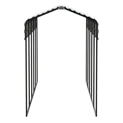 Arrow Carport 10x24x09 Eggshell BKP 3 Arrow Carport 10x24x09 Eggshell BKP