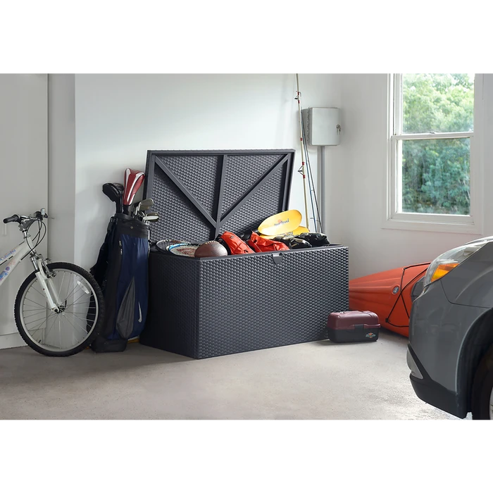 Spacemaker® HDG Steel® Deck Box, Anthracite 5 Spacemaker® HDG Steel® Deck Box, Anthracite - Image 3