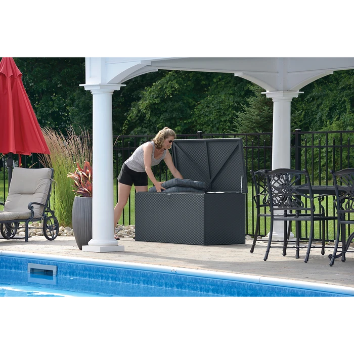 Spacemaker® HDG Steel® Deck Box, Anthracite 6 Spacemaker® HDG Steel® Deck Box, Anthracite - Image 4