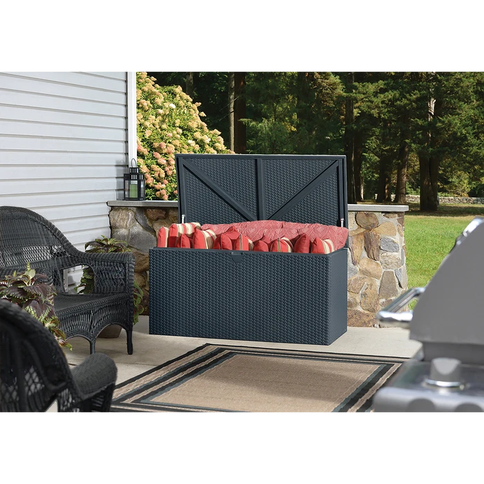 Spacemaker® HDG Steel® Deck Box, Anthracite 8 Spacemaker® HDG Steel® Deck Box, Anthracite - Image 6