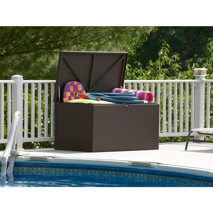 Spacemaker® HDG Steel® Deck Box, Espresso 17 Spacemaker® HDG Steel® Deck Box, Espresso - Image 15