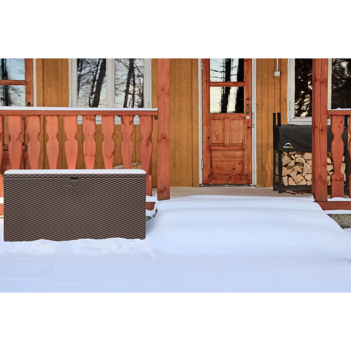 Spacemaker® HDG Steel® Deck Box, Espresso 18 Spacemaker® HDG Steel® Deck Box, Espresso - Image 16