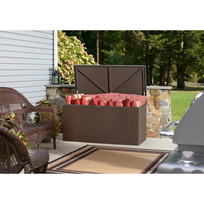 Spacemaker® HDG Steel® Deck Box, Espresso 6 Spacemaker® HDG Steel® Deck Box, Espresso - Image 4