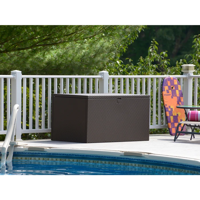 Spacemaker® HDG Steel® Deck Box, Espresso 10 Spacemaker® HDG Steel® Deck Box, Espresso - Image 8