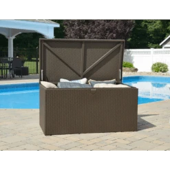 Spacemaker® HDG Steel® Deck Box, Espresso 31 Spacemaker® HDG Steel® Deck Box, Espresso -Shelterlogic dbbwes 9