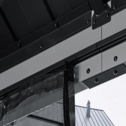 Lena Black Spun Polyester Curtains 12 Ft. X 12 Ft. -Shelterlogic dedwk3lltjhj1scn71kk