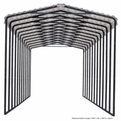 Arrow RV Carport, 14 Ft. X 74 Ft. X 14 Ft. Charcoal 12 Arrow RV Carport, 14 Ft. X 74 Ft. X 14 Ft. Charcoal -Shelterlogic dpbwdks0yzat7fzvlv5u 4