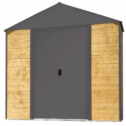 Ironwood Steel Hybrid Shed Kit 10 X 2 Ft. Galvanized Anthracite