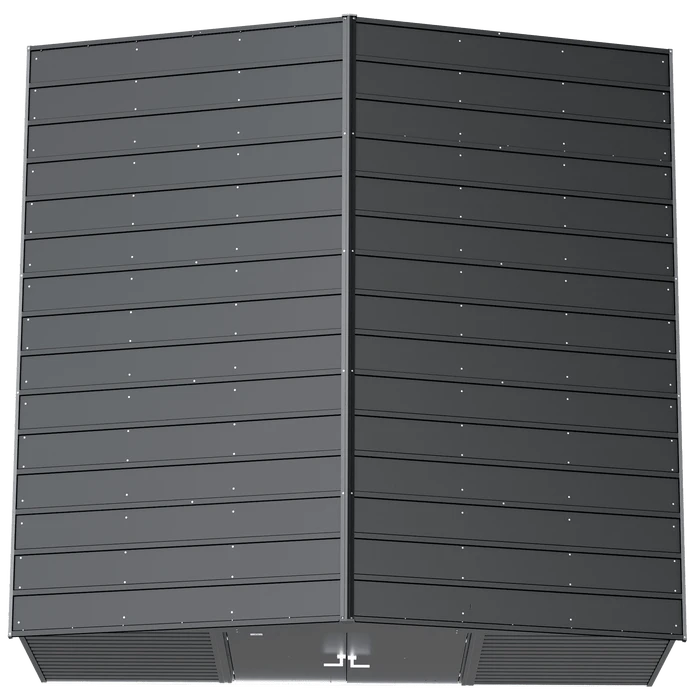 Arrow Select Steel Storage Shed, 14x12, Charcoal 5 Arrow Select Steel Storage Shed, 14x12, Charcoal - Image 3