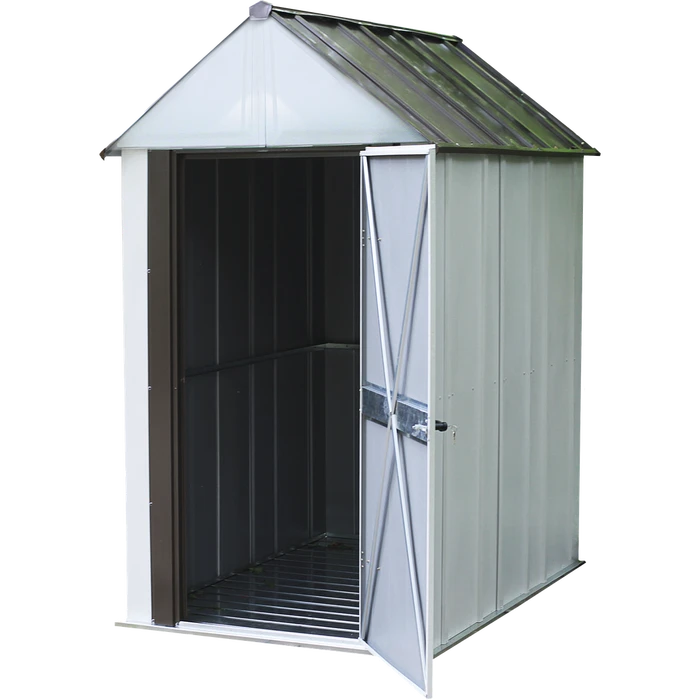 Designer™ Series Metro Steel Storage Shed, 4 Ft. X 6 Ft. 4 Designer™ Series Metro Steel Storage Shed, 4 Ft. X 6 Ft. - Image 2