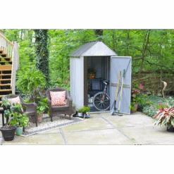 Designer™ Series Metro Steel Storage Shed, 4 Ft. X 6 Ft. 11 Designer™ Series Metro Steel Storage Shed, 4 Ft. X 6 Ft. -Shelterlogic dsm46 3