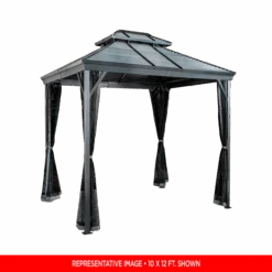 Sojag Ventura II 10x10 Ft. Grey Gazebo