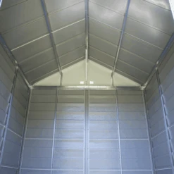 Arrow Select Steel Storage Shed, 14x14, Flute Grey -Shelterlogic eaccconjh6qfkcngvtgx