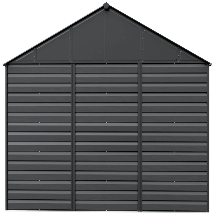 Arrow Select Steel Storage Shed, 12x14, Charcoal 7 Arrow Select Steel Storage Shed, 12x14, Charcoal - Image 5